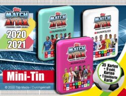 topps Match Attax Bundesliga 2020/2021 - Mini Tin - 6er DISPLAY