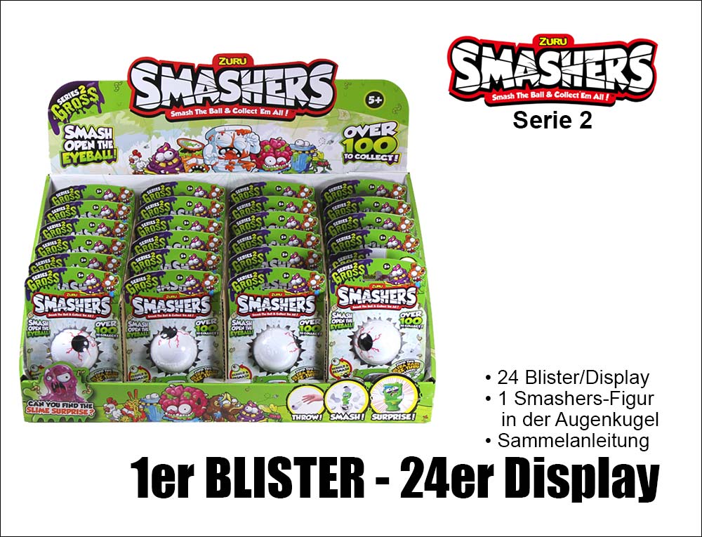 Smashers Serie 2 1er Blister 24er Display