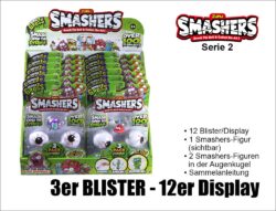 Smashers Serie 2 3er Blister 12er Display