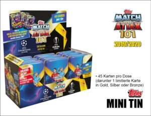 Match Attax 101 2019/2020 Mini Tin Display