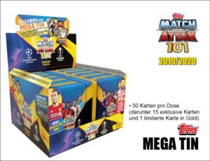 Match Attax 101 2019/2020 Mega Tin Display