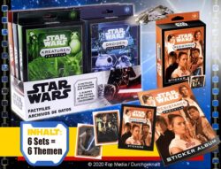 topps Star Wars Factfiles Sticker Displaybox