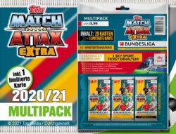 Topps Match Attax EXTRA Bundesliga 2020/2021 - Multipack mit 30 Karten