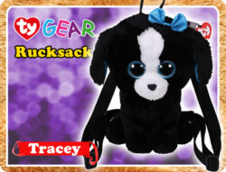 TyWarner Rucksack: Tracey, Hund, schwarz
