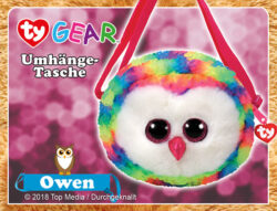 TyWarner Schultertasche: Owen, Eule