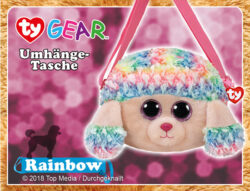 TyWarner Schultertasche: Rainbow, Pudel