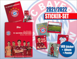 FC Bayern München Offizielles Sticker-Set 2021/2022