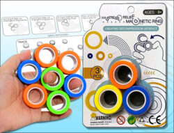 FingerMag Magnetische Fingerringe - 24er DISPLAY