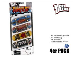 Tech Decks 4er Set