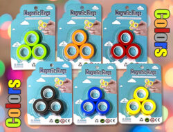 FingerMag Magnetische Fingerringe - Verschiedene Farben - 24er DISPLAY