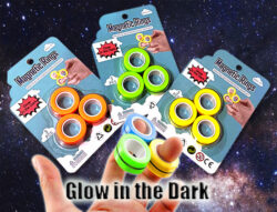 FingerMag Magnetische Fingerringe - Glow in the dark - 24er DISPLAY
