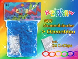 Rainbow Loom - Ozeanblau – 12er VE