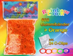 Rainbow Loom - Orange – 12er VE