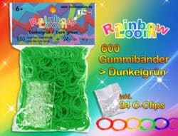 Rainbow Loom - Dunkelgrün – 12er VE