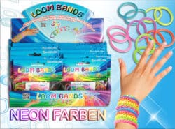 Loombandz Siliconarmband - neonfarben - 24er DISPLAY