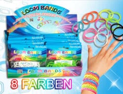 Loombandz Siliconarmband - 8 Farben - 24er DISPLAY