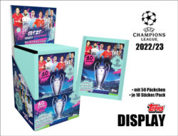topps UEFA Champions League 2022/2023 Sticker – 50er DISPLAY