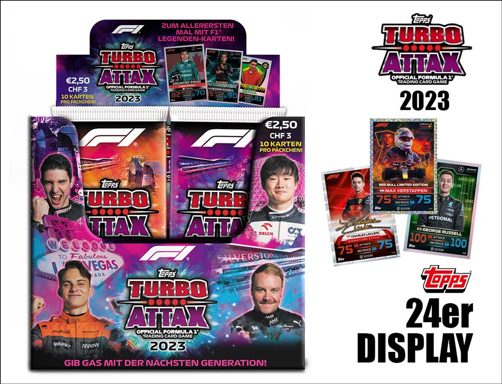 Turbo Attax Formel 1 TC 2023 – 24er Display Motiv 2