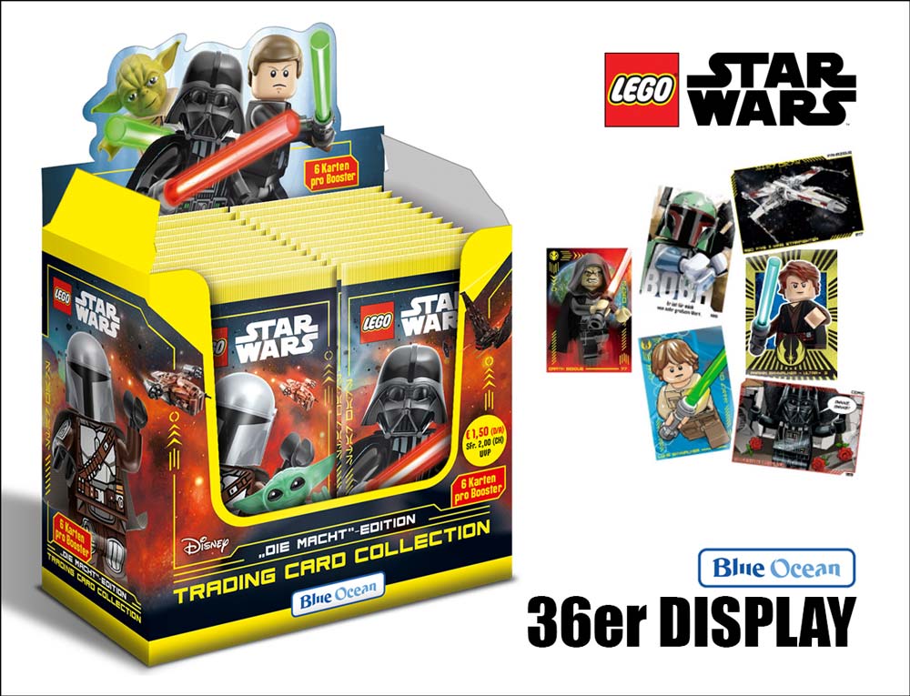 LEGO Star Wars TC Serie 4 'Die Macht Edition' – 36er Display Motiv 1