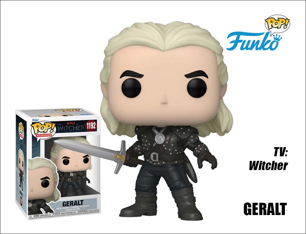 Funko POP TV: Witcher - Geralt w/ Chase