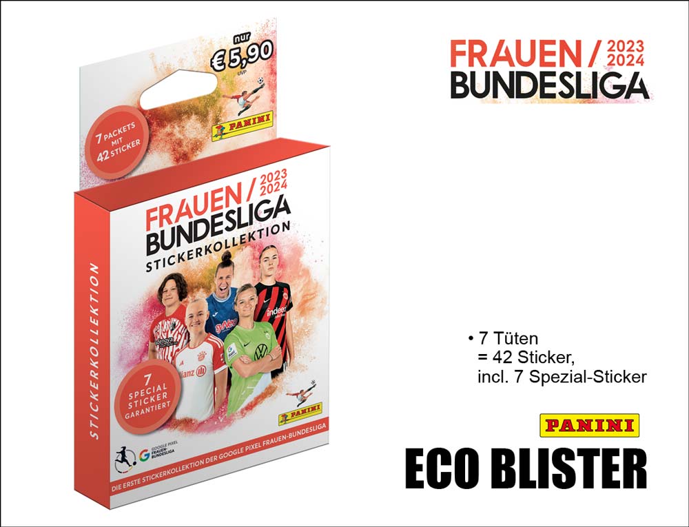 Frauen Bundesliga Saison 2023/24 Sticker – Eco Blister