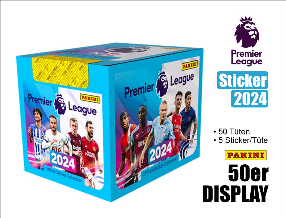Premier League Sticker 2023/2024 – 50er Display