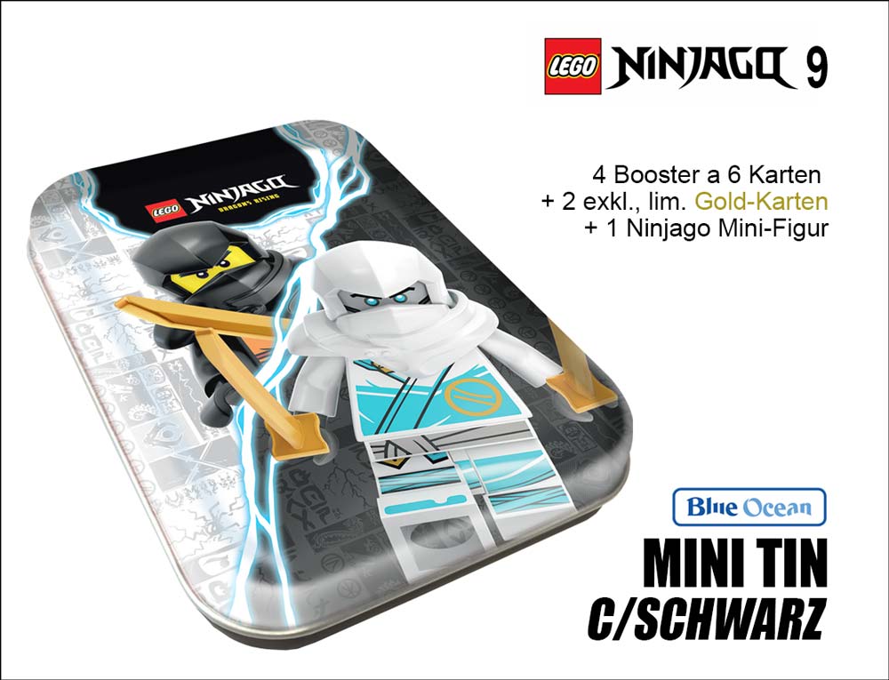 LEGO Ninjago TC Serie 9 – Mini Tin C, schwarz