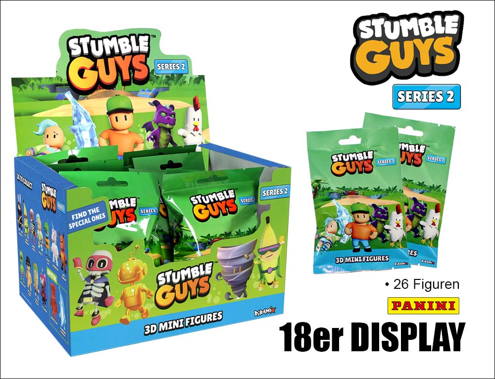 Stumble Guys 3D Serie 2 - 18er DISPLAY