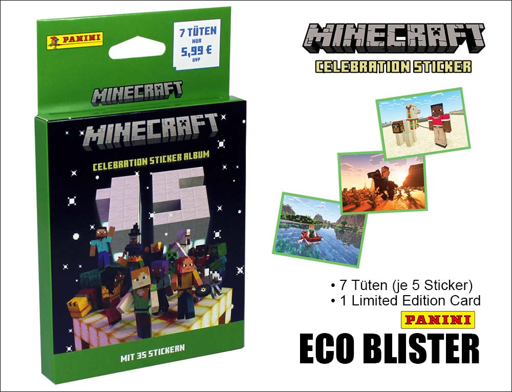 Minecraft Celebration Eco Blister
