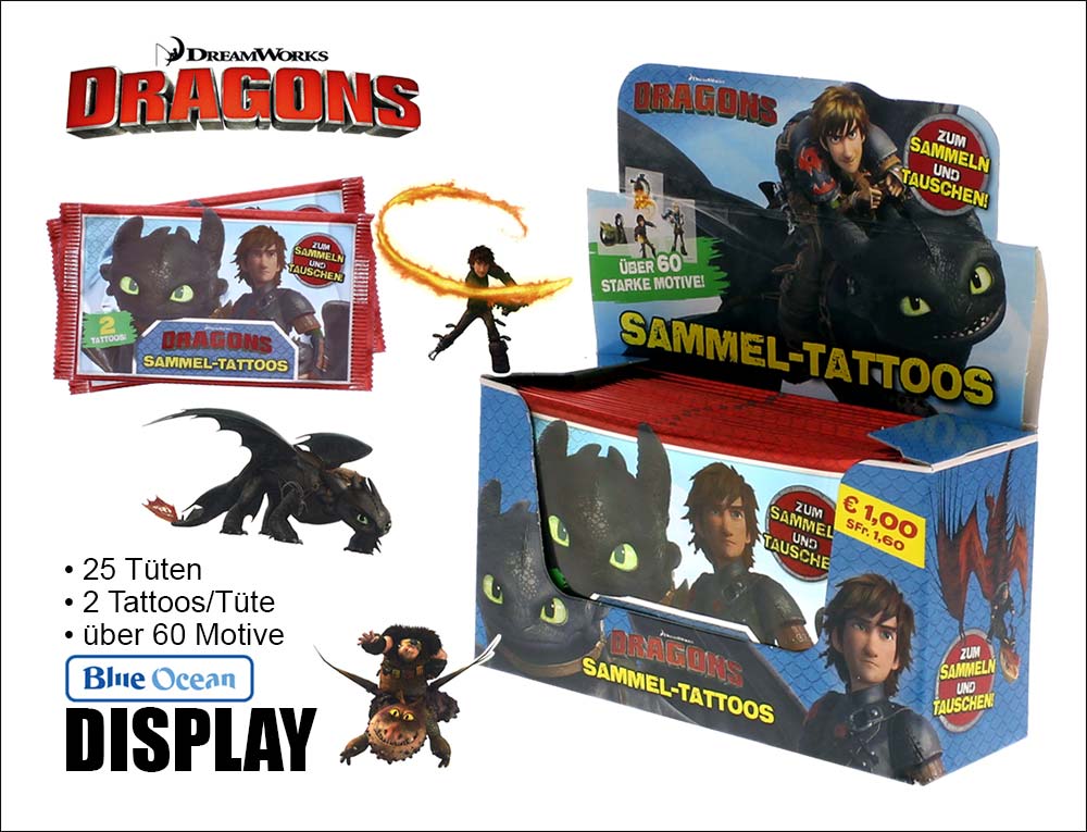 Dragons Tattoos Display