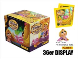 Rapunzel die Serie Sticker Display