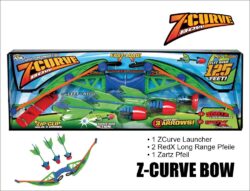 Zing Z-Curve Bow Spielzeugbogen mit Schaumstoffpfeilen