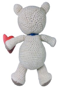 Häkelzaubär Set HerBärt Rückseite