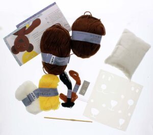 Häkelzaubär Set EngelBärt Inhalt