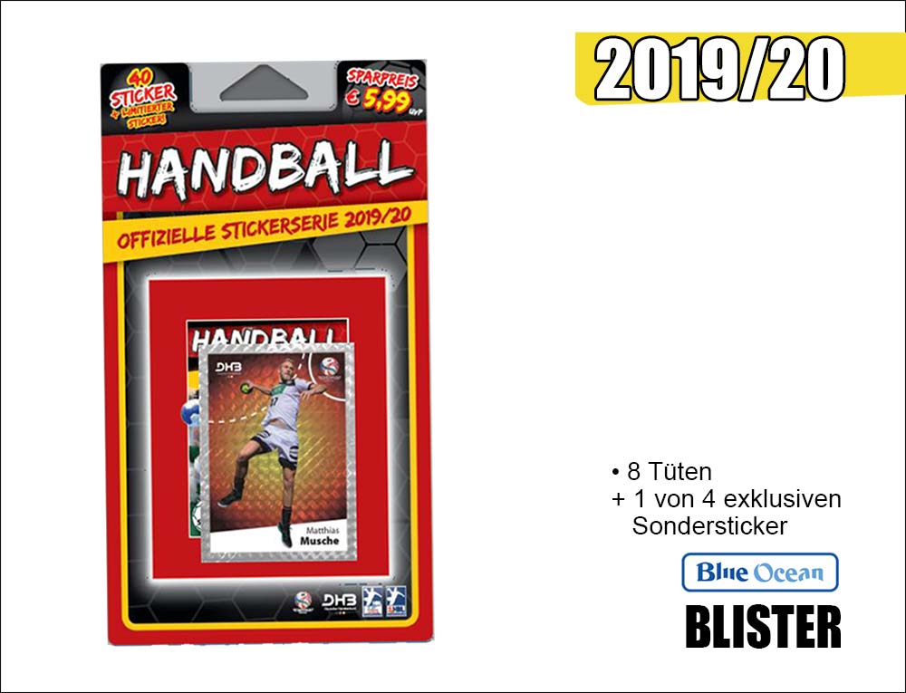 Hanball 2019/2020 Sticker Blister