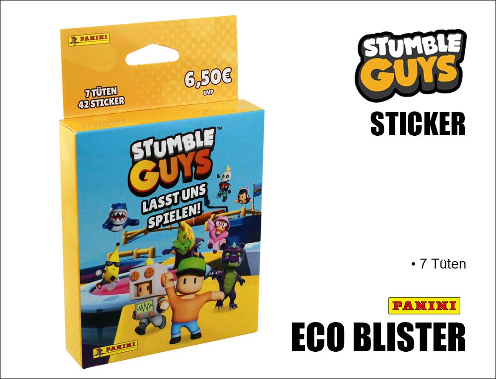 Stumble Guys Sticker ECO Blister