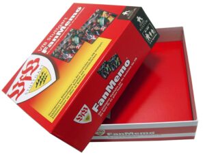Fan Memo VFB Stuttgart Spiel Deckel offen