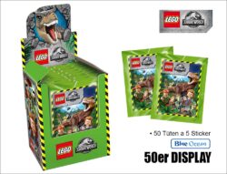 LEGO Jurassic World Sticker 50er Display