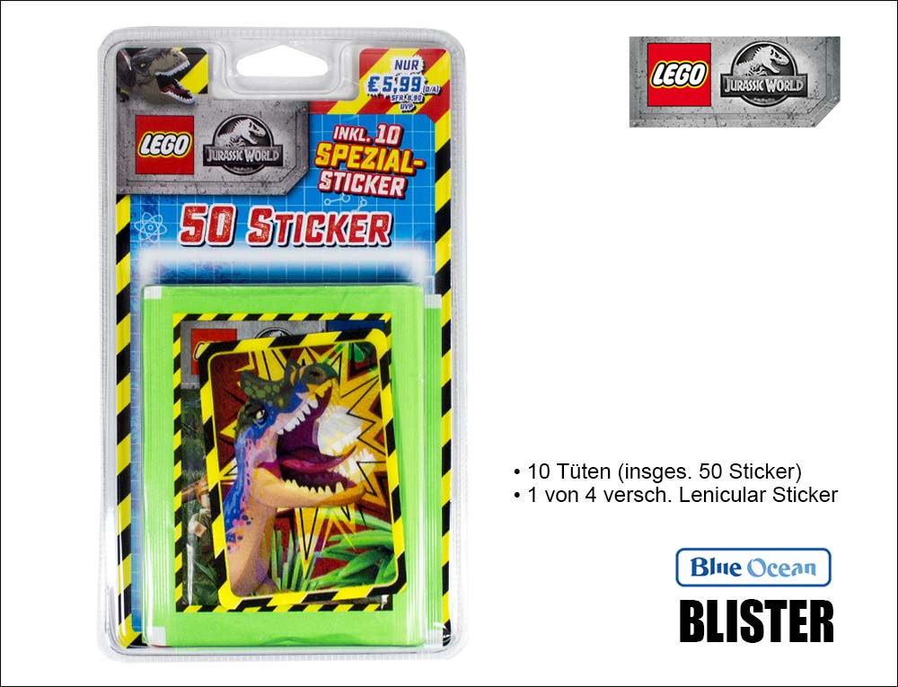 LEGO Jurassic World Sticker Blister