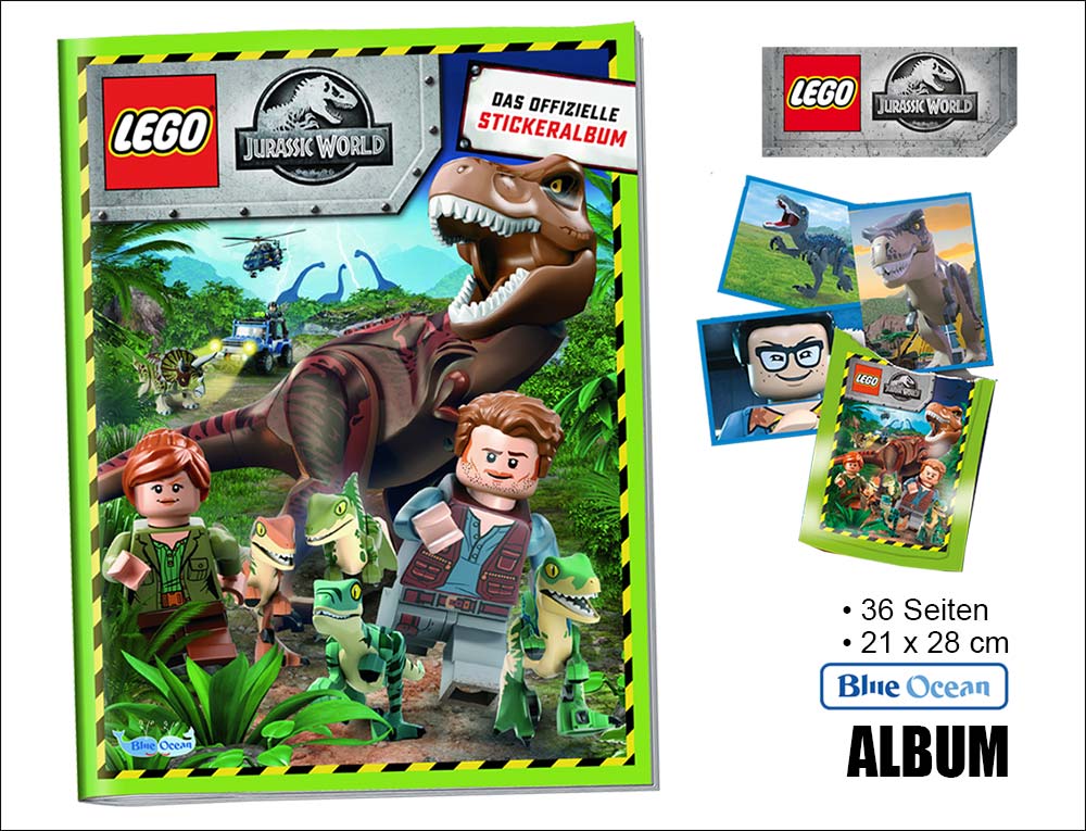 LEGO Jurassic World Sticker Album
