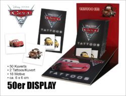 Cars 2 Tattoos Display