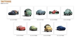 Cars 2 Tattoos Motive 1