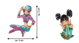 Winx Glitzer Tattoo Maße