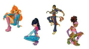 Winx Glitzer Tattoo Motive