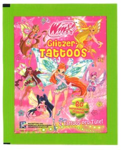 Winx Club Glitzer Tattoos