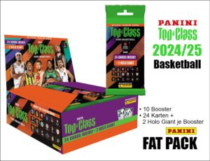 Top Class Euroleague 2025 Basketball Trading Cards Fat Pack Display