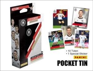 DFB 2025 – 125 Jahre Fußballgeschichte Sticker Pocket Tin