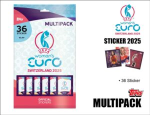 UEFA Women‘s EURO 2025 Sticker Multipack