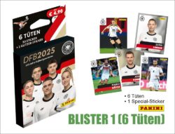 DFB 2025 – 125 Jahre Fußballgeschichte Sticker Blister 1