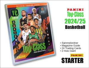 Top Class Euroleague 2025 Basketball Trading Cards Starter